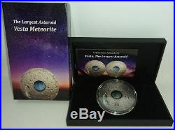 Cook Islands 2018 20$ VESTA The Largest Asteroid 3 Oz Silver Coin