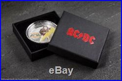 Cook Islands 2018 $2 ACDC High Voltage 1/2 oz Proof Silver Coin
