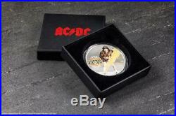 Cook Islands 2018 $2 ACDC High Voltage 1/2 oz Proof Silver Coin