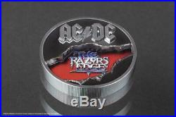 Cook Islands 2019 10$ AC/DC The Razors Edge 2 Oz Proof Silver Coin