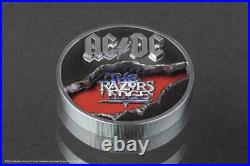 Cook Islands 2019 10$ AC/DC The Razors Edge 2 Oz Silver Proof Coin