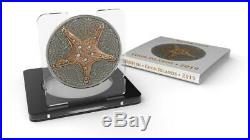 Cook Islands 2019 $1 Silver Star Starfish Antique Gold 1 Oz Silver Coin