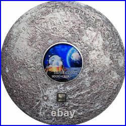 Cook Islands 2019 $20 Apollo 11 50th Ann. 3oz Silver Meteorite Coin PCGS MS70