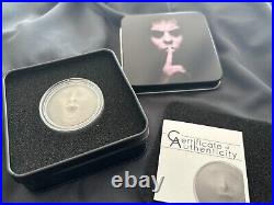Cook Islands (2019) Trapped 1oz silver coin 5 NZ$ Low mintage 999 Rare
