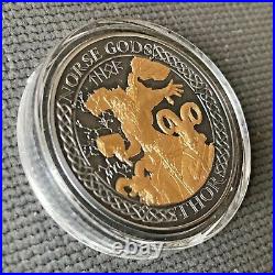 Cook Islands 2020 $10 Thor The Norse Gods 2 oz Antique Finish Silver Coin
