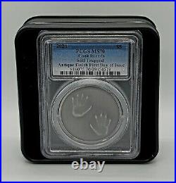 Cook Islands 2020 $5 Silver Coin Still Trapped Antiqued PCGS MS70