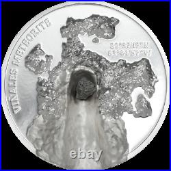 Cook Islands 2020 5$ Vinales Meteorite 1 Oz ULTRA HIGH RELIEF Proof Silver Coin