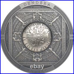 Cook Islands 2020 Archeology & Symbolism Series Dendera Zodiac 3 oz silver coin