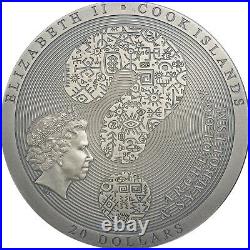 Cook Islands 2020 Archeology & Symbolism Series Dendera Zodiac 3 oz silver coin