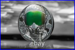Cook Islands 2020 Fighter Pilot Silver coin Real Heroes Silver Coin 3oz