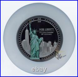 Cook Islands 2021 Miss Liberty 20th Anniversary 9/11 5 Oz NGC PF70 Ultra Cameo