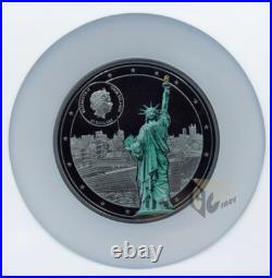 Cook Islands 2021 Miss Liberty 20th Anniversary 9/11 5 Oz NGC PF70 Ultra Cameo