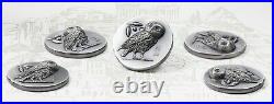 Cook Islands 2021 Owl of Athena $5 silver coin 1oz