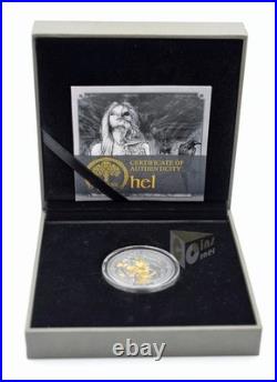 Cook Islands 2023 Hel Norse Gods 2 Oz High Relief Antique Silver Coin