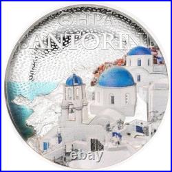 Cook Islands 2025 Architectures of the World Santorini $10 2oz Silver Coin Cook Islands 2025 Architectures of the World Santorini $10 2oz Silver Coin