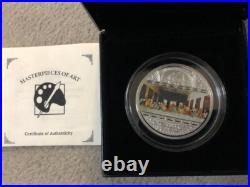 Cook Islands $20 3oz The Last Supper silver proof coin 2008 LEONARDO DA VINCI