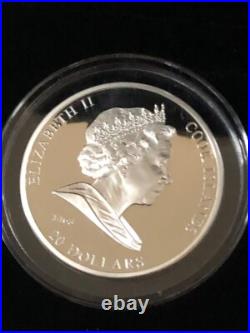 Cook Islands $20 3oz The Last Supper silver proof coin 2008 LEONARDO DA VINCI