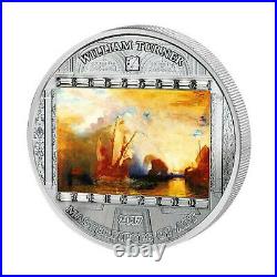 Cook Islands $20 Coin 2017 William Turner Masterpieces of Art 3 Oz Silver 02185