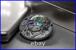 Cook Islands 20 dollars 2022 Real Heroes SPECIAL FORCES 3 oz silver coin proof