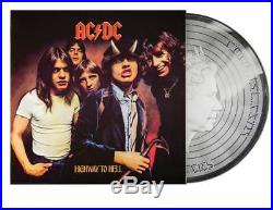 Cook Islands 2$ Dollars 2018 AC/DC HIGHWAY TO HELL 1/2 Oz Silver Note Coin ALBUM