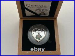 Cook Islands, 2 Dollars Birthday Heart Boy, silver coin, 1/2 Oz 2013 year