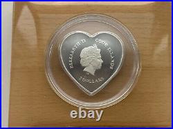 Cook Islands, 2 Dollars Birthday Heart Boy, silver coin, 1/2 Oz 2013 year