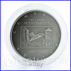 Cook Islands 2 dollars180 years of Photographie Camera Obscura Silver Coin 2006