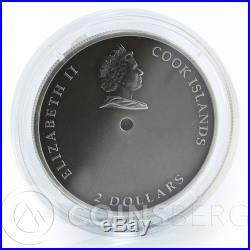 Cook Islands 2 dollars180 years of Photographie Camera Obscura Silver Coin 2006