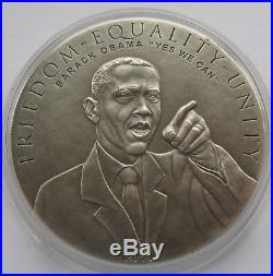Cook Islands 2 x $5 2010 Barack Obama & Martin Luther King Silver Coin Set