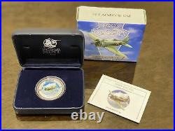 Cook Islands 2dollars Speed Jet 1930's Racers Polikarpov I-16 Aircraft coin 2006
