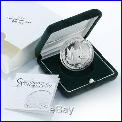 Cook Islands $5 12 wonders Khotyn Fortress 1 Oz Silver Coin 2009
