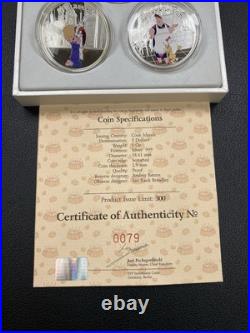 Cook Islands $5 Coin Set Malysh & Karlsson on the Roof Soviet Cartoon Silver 3pc Cook Islands $5 Coin Set Malysh & Karlsson on the Roof Soviet Cartoon Silver 3pc
