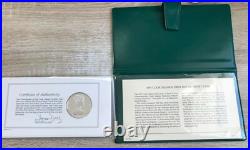 Cook Islands 5 Dollar Coin Silver Proof Wildlife Conservation Day 1979 Fdc