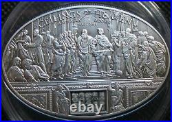 Cook Islands 5 Dollars 2012-2014 Silver Coin Ceilings of Heaven 3 Coins Set