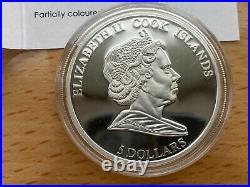 Cook Islands, 5 Dollars Dear Godmother, 1 Oz silver coin 2010 year