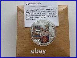 Cook Islands, 5 Dollars Dear Godmother, 1 Oz silver coin 2010 year