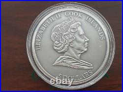 Cook Islands, 5 Dollars The Day of Prudence, 1 Oz silver coin 2010 year