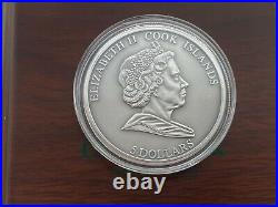 Cook Islands, 5 Dollars The Day of Prudence, 1 Oz silver coin 2010 year