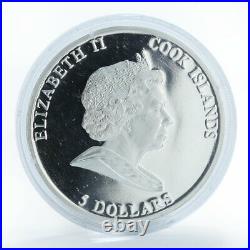 Cook Islands, 5 Dollars, Year of the Rabbit 2011, 30 grams Silver coin Coloured