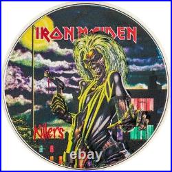 Cook Islands 5 dollars 2024 Iron Maiden Killers 1 oz silver coin proof CIT Cook Islands 5 dollars 2024 Iron Maiden Killers 1 oz silver coin proof CIT