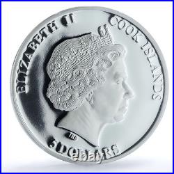 Cook Islands 5 dollars Chelyabinsk Meteorite Space PR 70 PCGS silver coin 2013
