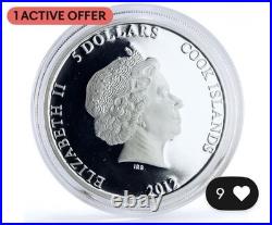 Cook Islands 5 dollars Soviet Cartoons Prodigal Parrot Return Series coin 2012