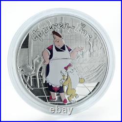 Cook Islands 5 dollars Soyuzmultfilm Freken-Bok silver proof coin 2011