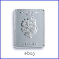 Cook Islands 5 dollars St. Valentina KM-2003 Religion PF 67 NGC silver coin 2012