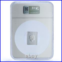 Cook Islands 5 dollars St. Valentina KM-2003 Religion PF 67 NGC silver coin 2012