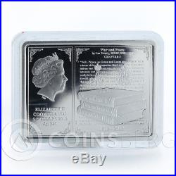 Cook Islands 5 dollars War and Peace Tolstoy Set of 3 Silver Proof Coins 2012