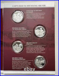 Cook Islands First Fleet To Federation 2018 One Dollar Silver Coin Set of 8
