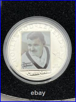 Cook Islands Hollywood Legends 6 Silver Coin Marilyn Sophia Taylor Dean Bernard