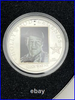 Cook Islands Hollywood Legends 6 Silver Coin Marilyn Sophia Taylor Dean Bernard