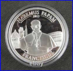 Cook Islands Silver Coin $5 Habemus Papam Pope Francis 2013 Unc